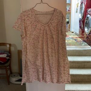 3 Only Necessities 3X nightgowns - pink and purple